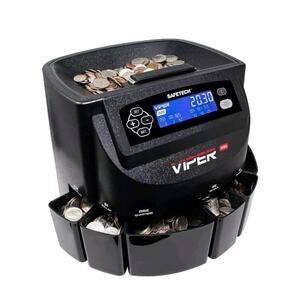 Viper V395 Coin Counter, Sorter, and Wrapper, Sorts All US Coins Including Half